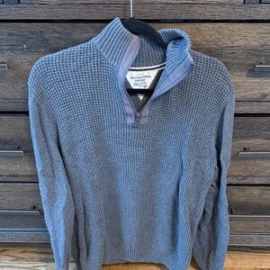 Weatherproof Men's Gray Zip-Up Sweater
